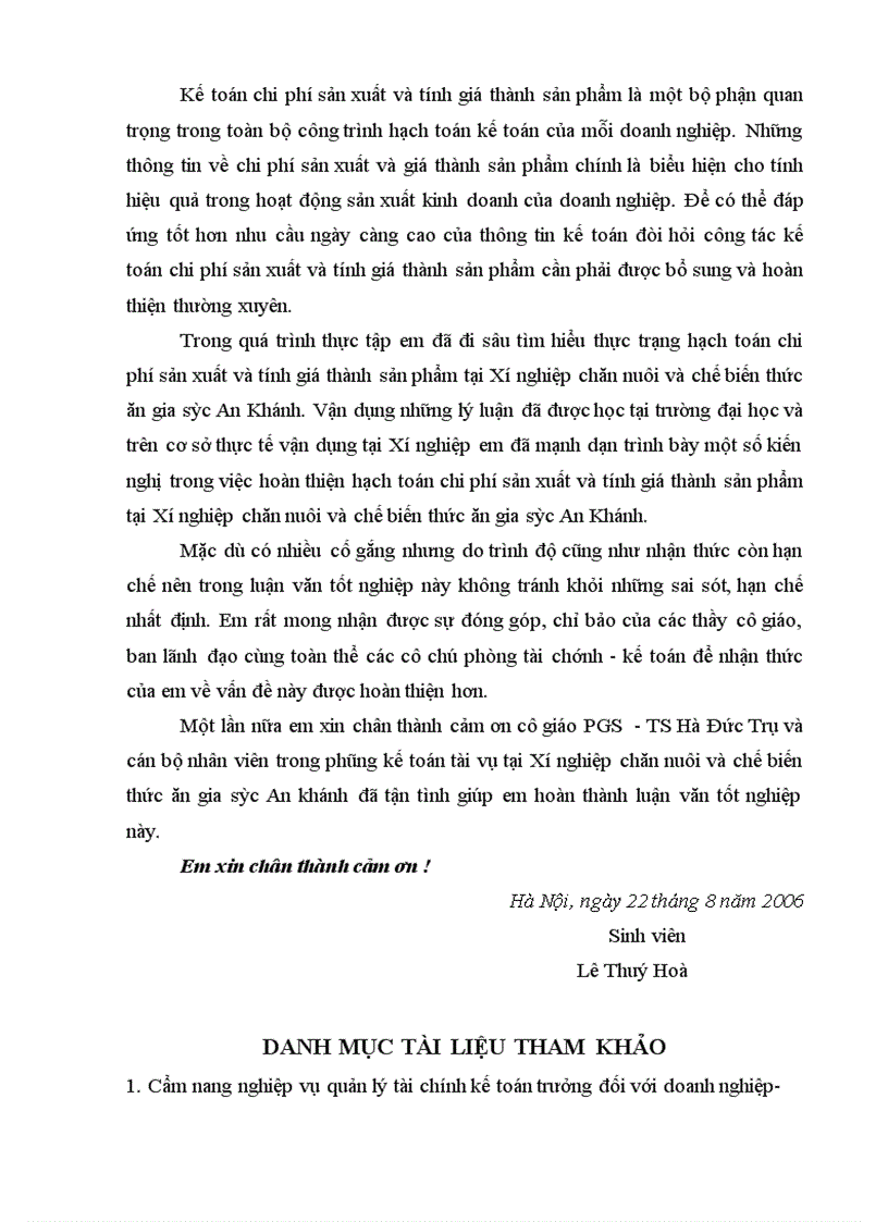 image for page Kế toán chi phí sản xuất và tính giá thành sản phẩm tại X ớ nghiệp chăn nuôi và chế biến thức ăn gia súc An Khánh_Hà Tây