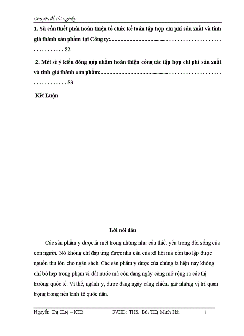 image for page Hoàn Thiện kế toán tập hợp chi phí sản xuất và tính giá thành sản phẩm tại Công ty trách nhiệm hữu hạn Dược Phẩm Hoàng Hà