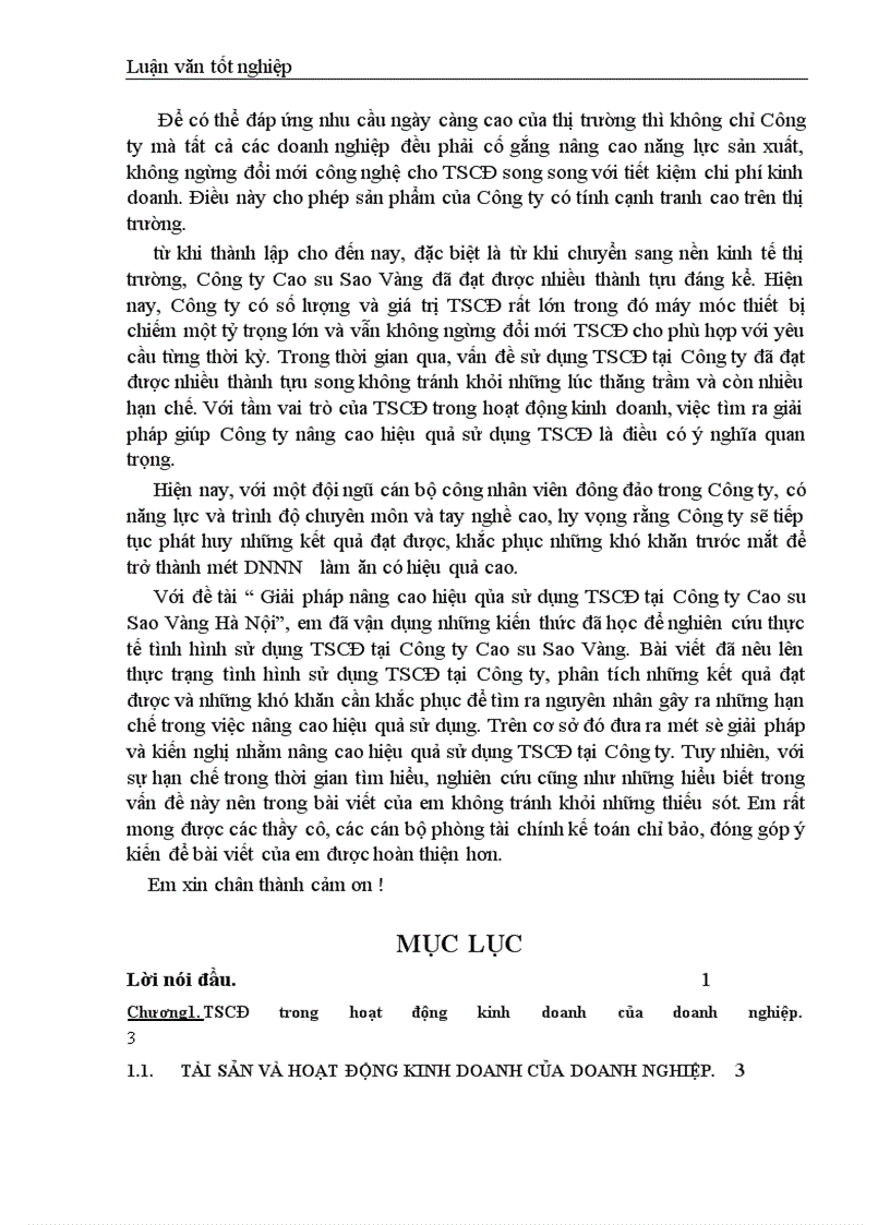 image for page Giải pháp nâng cao hiệu quả sử dụng tài sản cố định tại Công ty Cao su Sao Vàng Hà Nội