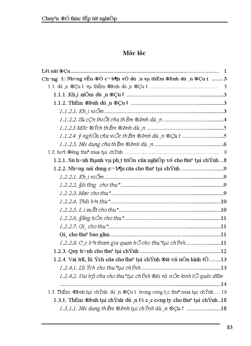image for page Hoàn thiện công tác thẩm định tài chính dự án tại công ty cho thuê tài chính I - ngân hàng nông nghiệp và phát triển nông thôn