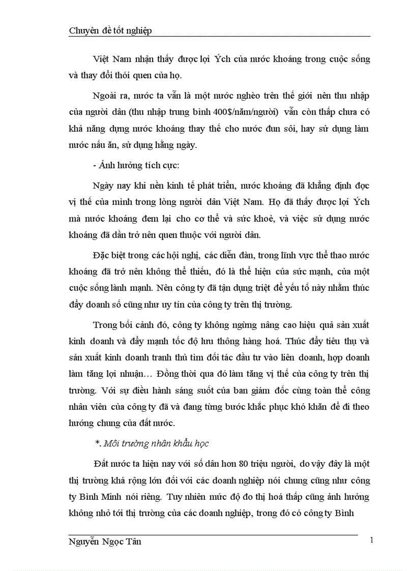 image for page Hoàn thiện giải pháp marketing hỗn hợp nhằm phát triển thị trường nước khoáng của công ty trách nhiệm hữu hạn Sana