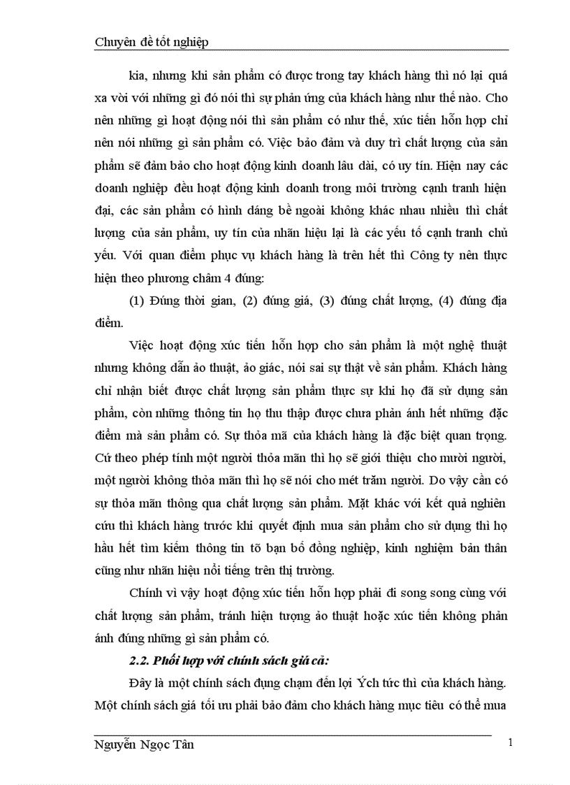 image for page Hoàn thiện giải pháp marketing hỗn hợp nhằm phát triển thị trường nước khoáng của công ty trách nhiệm hữu hạn Sana