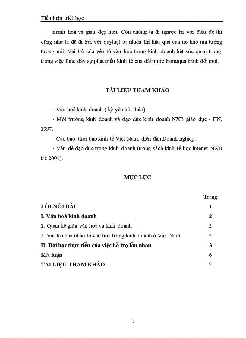 image for page Mối quan hệ giữa văn hoá và kinh doanh