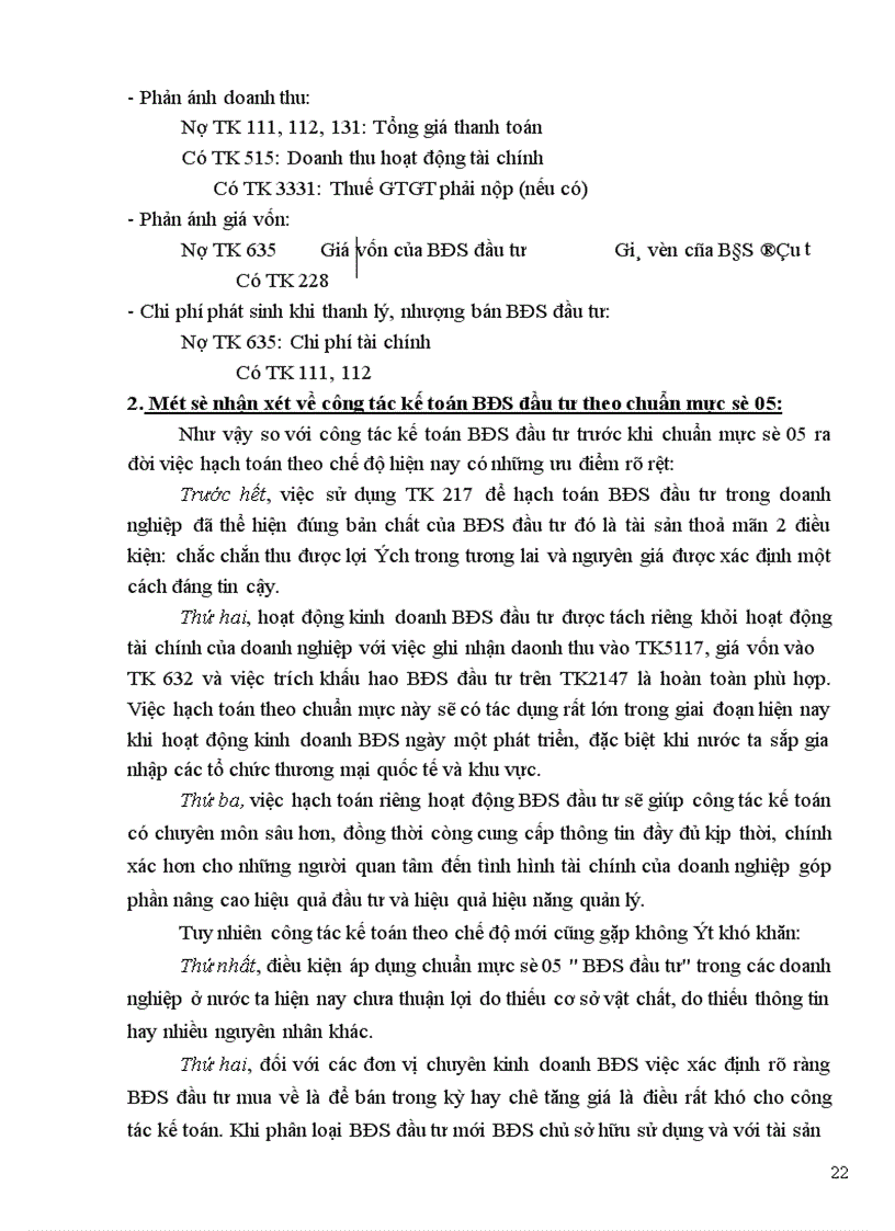 image for page Công tác hạch toán bất động sản đầu tư trong các doanh nghiệp ở Việt Nam