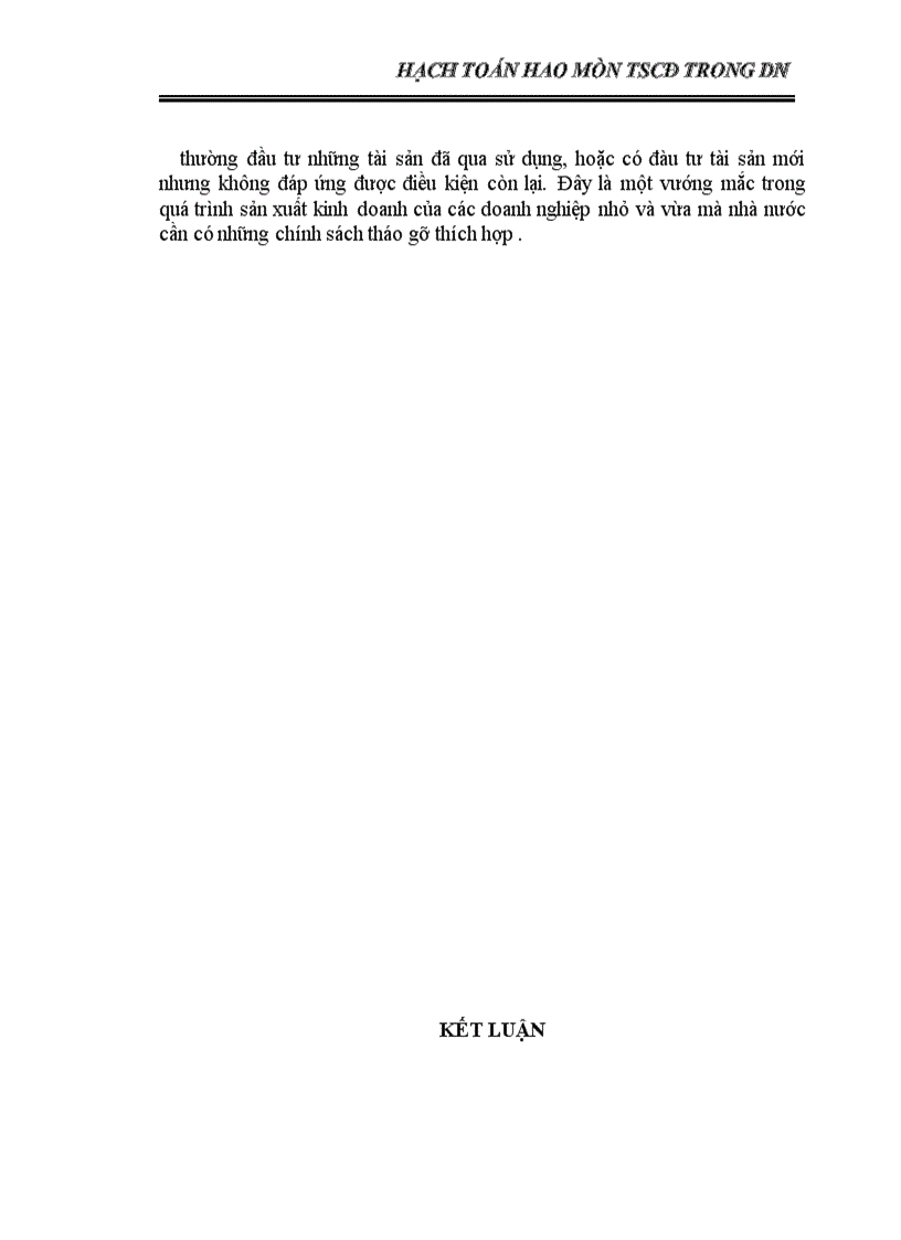 image for page Chế độ hạch toán hao mòn và khấu hao TSCĐ