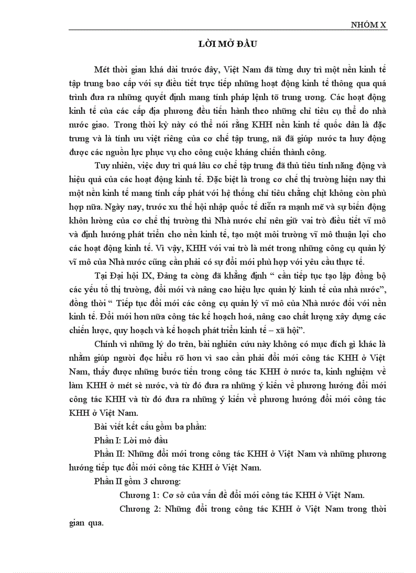 image for page Công tác kế hoạch hóa nền kinh tế ở Việt Nam