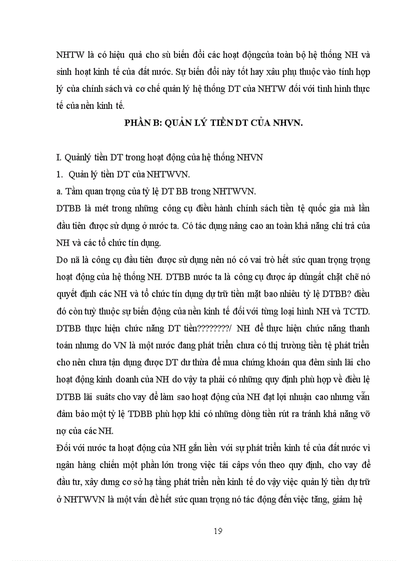 image for page Quản lý tiền đầu tư của ngân hàng Việt Nam.