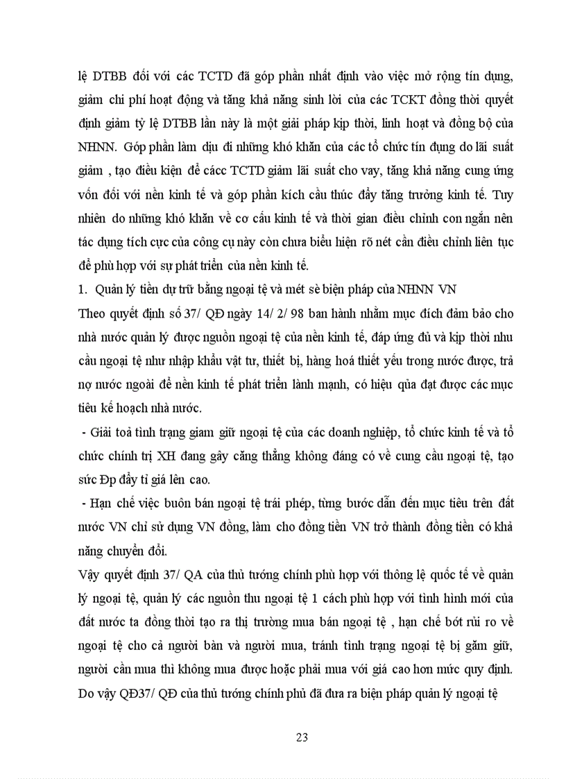 image for page Quản lý tiền đầu tư của ngân hàng Việt Nam.