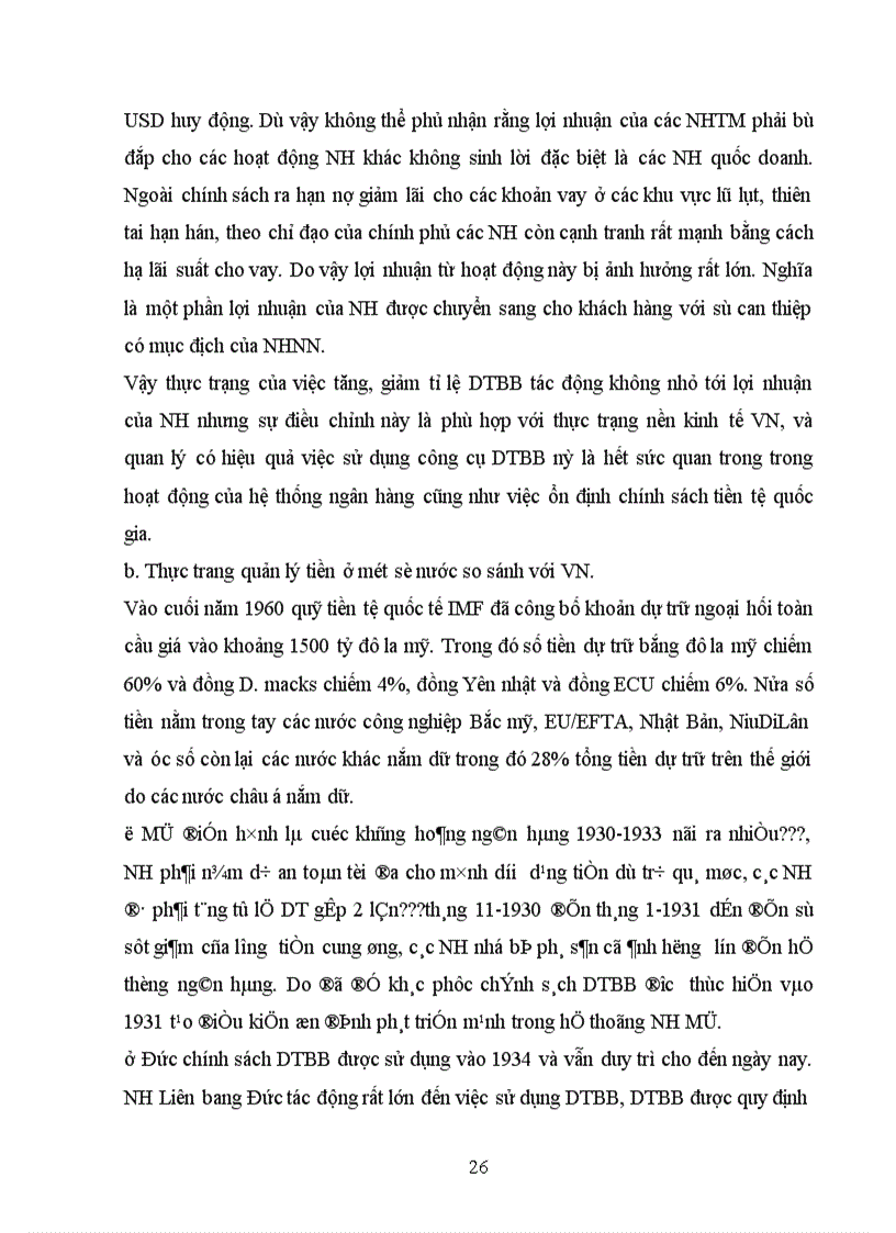 image for page Quản lý tiền đầu tư của ngân hàng Việt Nam.