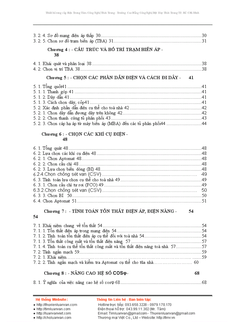 image for page Thiết kế cung cấp điện Trung Tâm Công Nghệ Thời Trang trường Cao Đẳng Công Nghệ Dệt May Thời Trang TP.Hồ Chí Minh