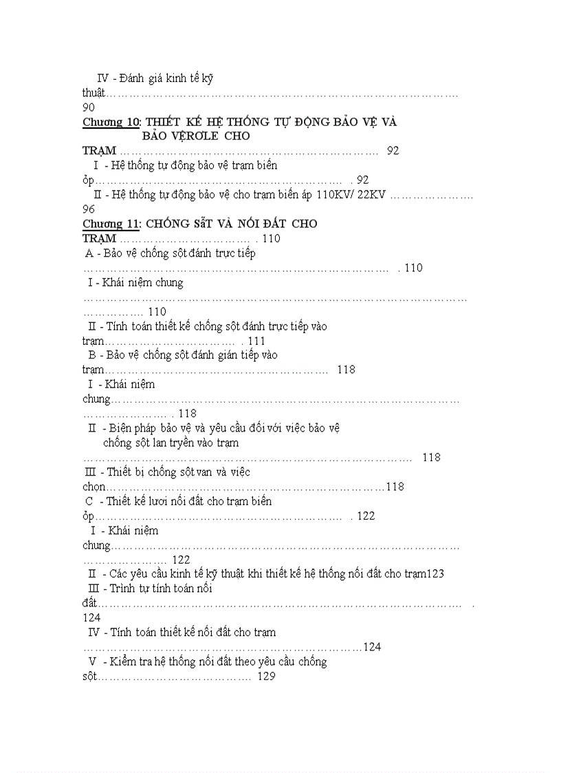 image for page Thiết kế hệ thống tự động bảo vệ và bảo vệrơle cho trạm