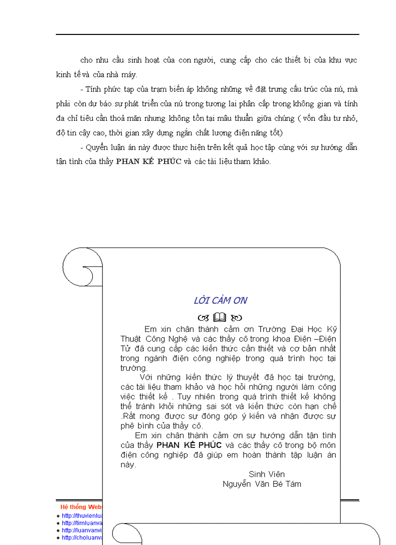 image for page Thiết kế trạm biến áp 220/110KV trung gian Tiền Giang