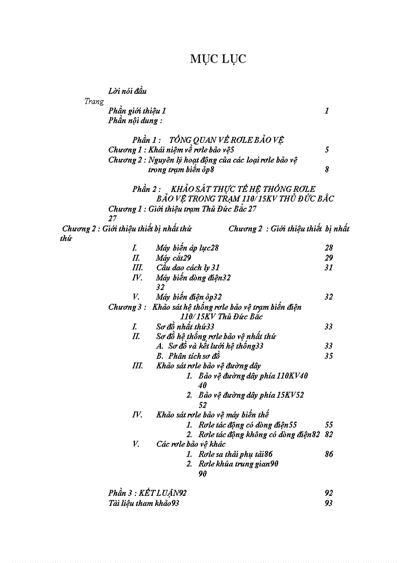 image for page Khảo sát hệ thống rơle bảo vệ trạm biến điện
