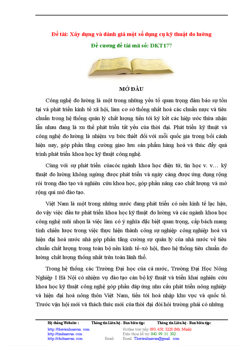 image for page Xây dựng và đánh giá một số dụng cụ kỹ thuật đo lường