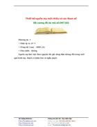 Thiết kế nguồn mạ một chiều