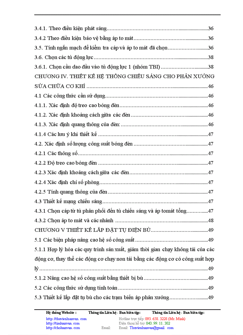 image for page Thiết kế hệ thông chiếu sáng cho nhà máy đồng hồ đo chính xác