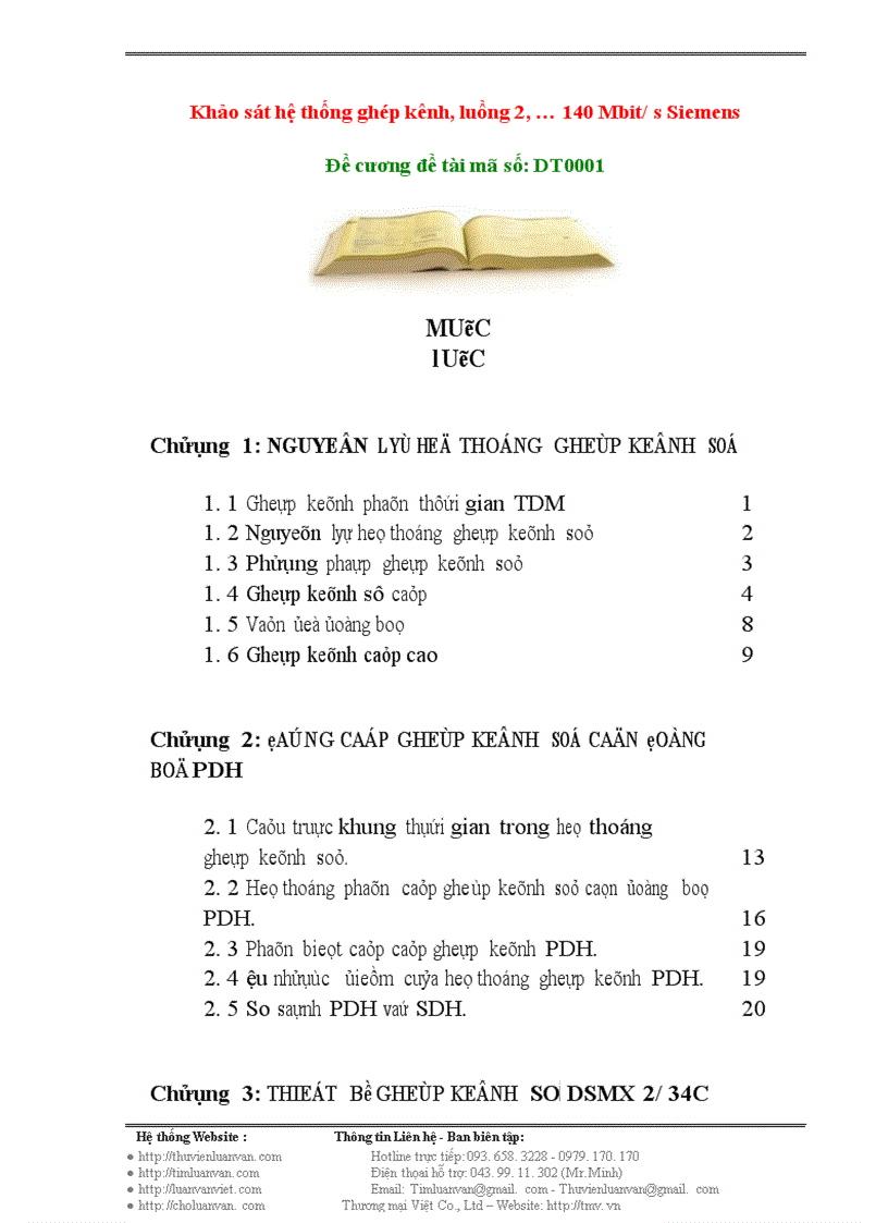 image for page Khảo sát hệ thống ghép kênh, luồng 2,… 140 Mbit/s Siemens