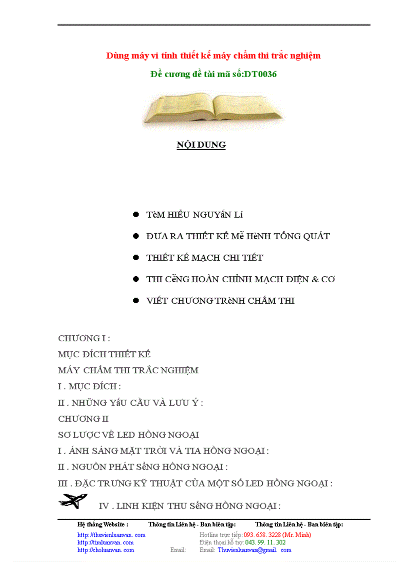 image for page Dùng máy vi tính thiết kế máy chấm thi trắc nghiệm