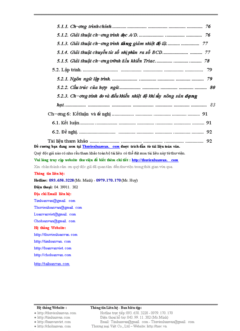 image for page Thiết kế hệ thống tự động đo, điều khiển và hiển thị nhiệt độ khí sấy nông sản dạng hạt sử dụng vi điều khiển họ 8051