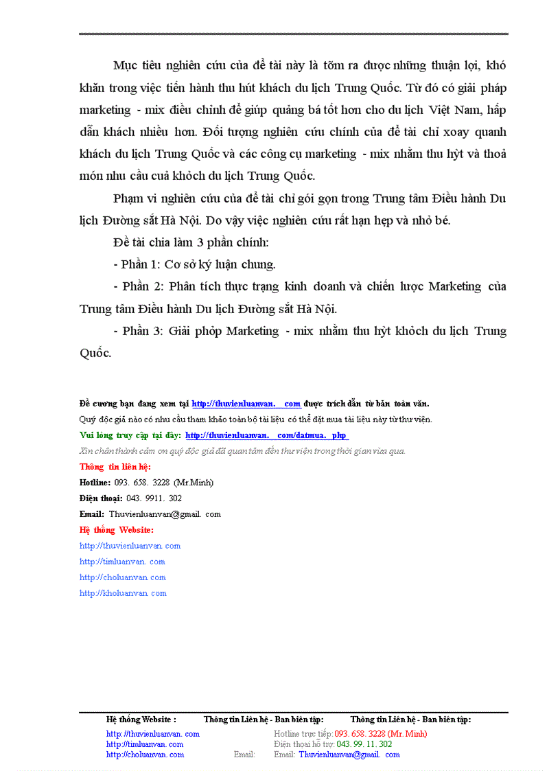 image for page Giải pháp Marketing - mix nhằm thu hút khách du lịch Trung Quốc tại Trung tâm Điều hành Hướng dẫn Du lịch Đường sắt Hà Nội