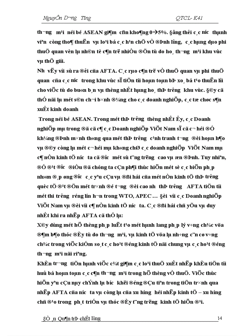image for page Một số giải pháp nâng cao chất lượng sản phẩm trong hội nhập kinh tế khu vực và thế giới