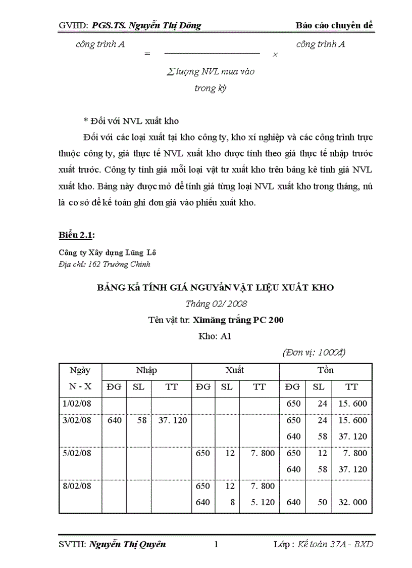 image for page Hoàn thiện công tác kế toán nguyên vật liệu tại Công ty Xây dựng Lũng Lô