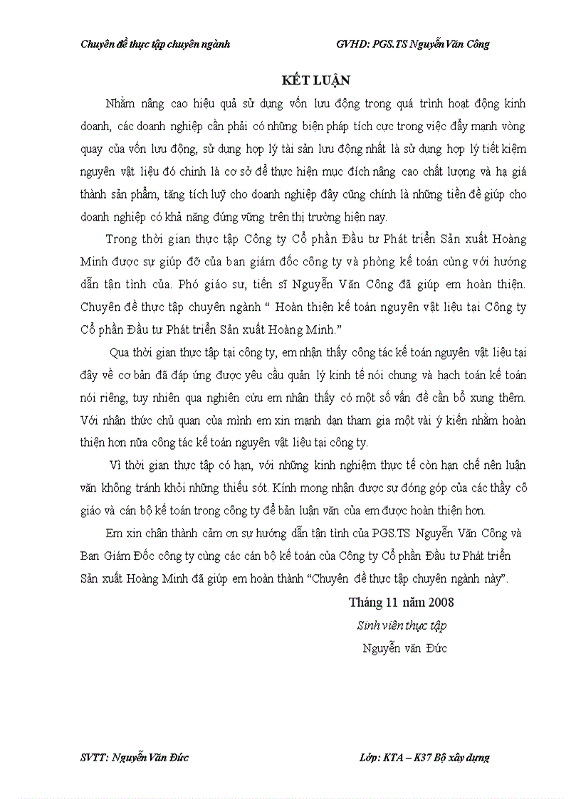 image for page Hoàn thiện kế toán nguyên vật liệu tại Công ty Cổ phần Đầu tư Phát triển Sản xuất Hoàng Minh