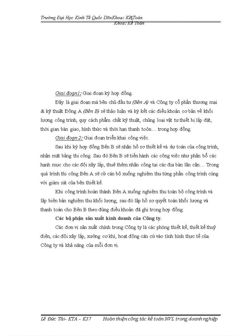 image for page Hoàn thiện công tác kế toán nguyên vật liệu tại Công Ty Cổ Phần Thương Mại và Kỹ Thuật Đông A