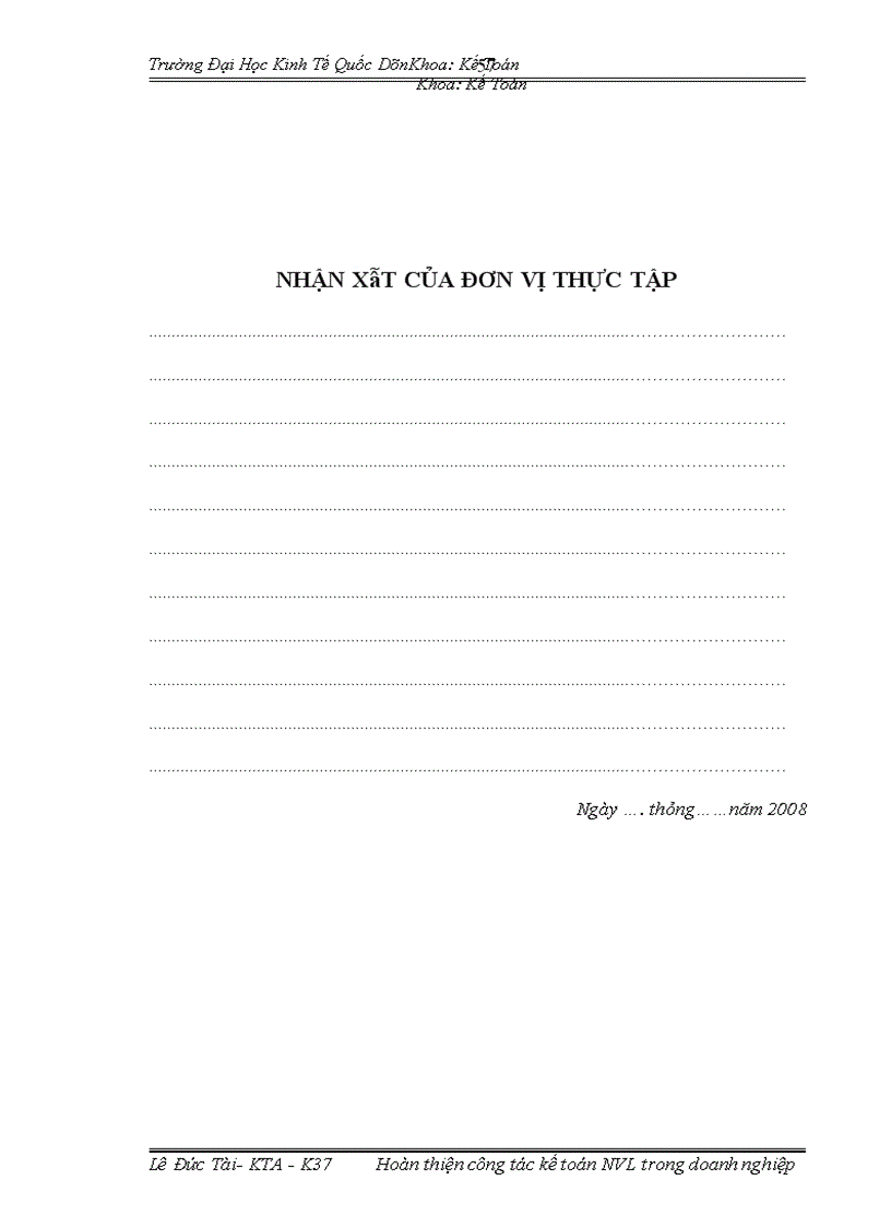 image for page Hoàn thiện công tác kế toán nguyên vật liệu tại Công Ty Cổ Phần Thương Mại và Kỹ Thuật Đông A