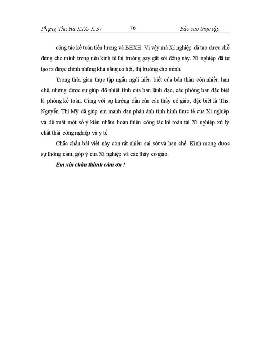 image for page Hoàn thiện công tác kế toán tiền lương và các khoản trích theo lương tại xí nghiệp xử lý chất thải công nghiệp - y tế