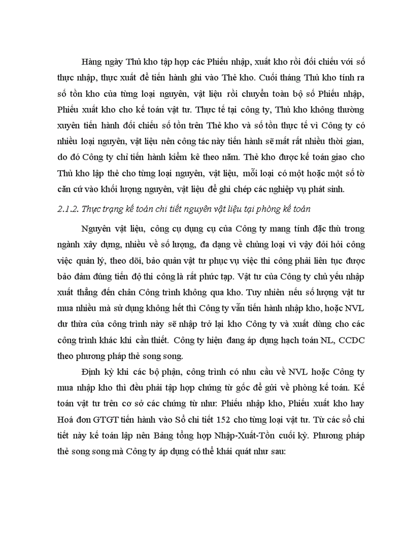 image for page Hoàn thiện kế toán nguyên vật liệu tại Công ty Cổ phần Bê tông xây dựng A&P