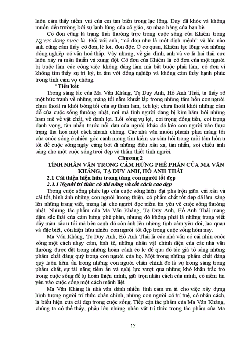 image for page Cảm hứng phê phán đậm tính nhân văn của Ma Văn Kháng, Tạ Duy Anh, Hồ Anh Thái