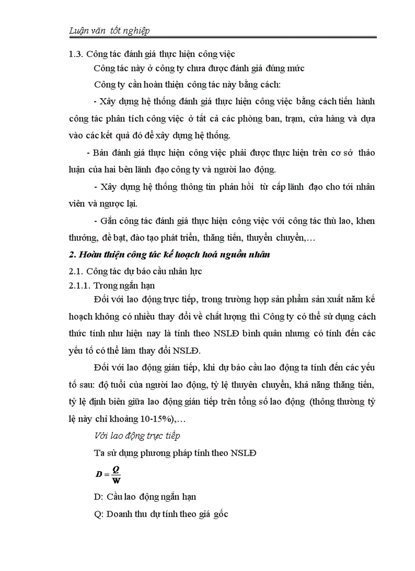 image for page Kế hoạch hoá nguồn nhân lực tại Công ty chế biến và kinh doanh than Hà Nội