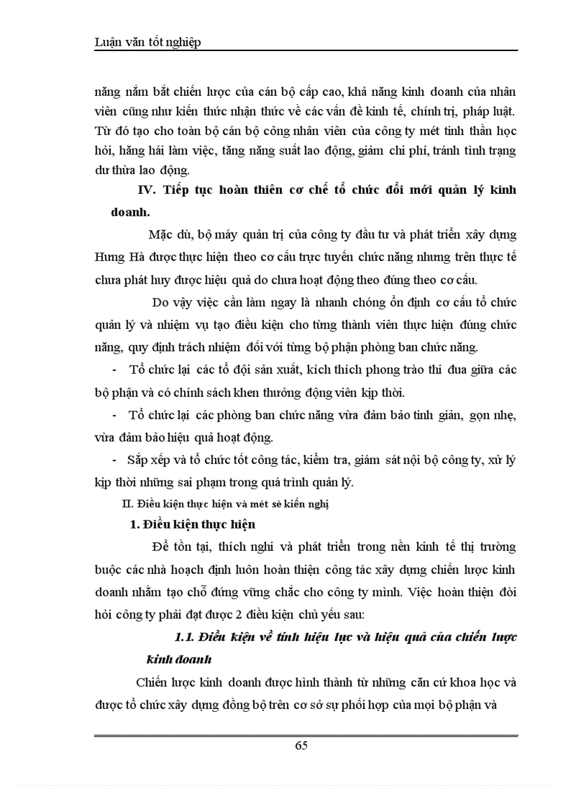 image for page Xây dựng chiến lược kinh doanh của công ty đầu tư và phát triển xây dựng Hưng Hà.
