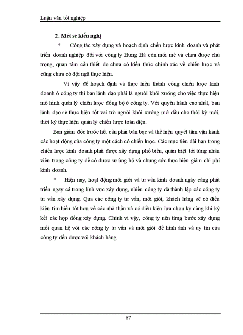 image for page Xây dựng chiến lược kinh doanh của công ty đầu tư và phát triển xây dựng Hưng Hà.