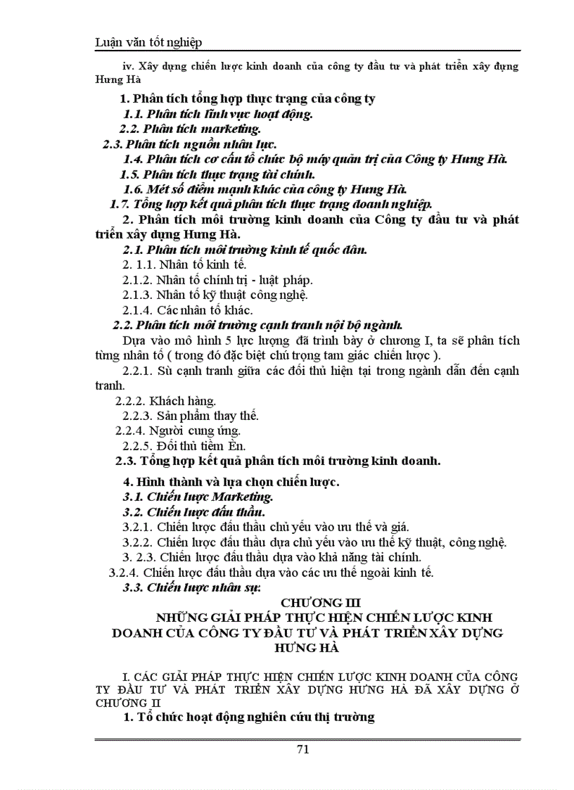 image for page Xây dựng chiến lược kinh doanh của công ty đầu tư và phát triển xây dựng Hưng Hà.