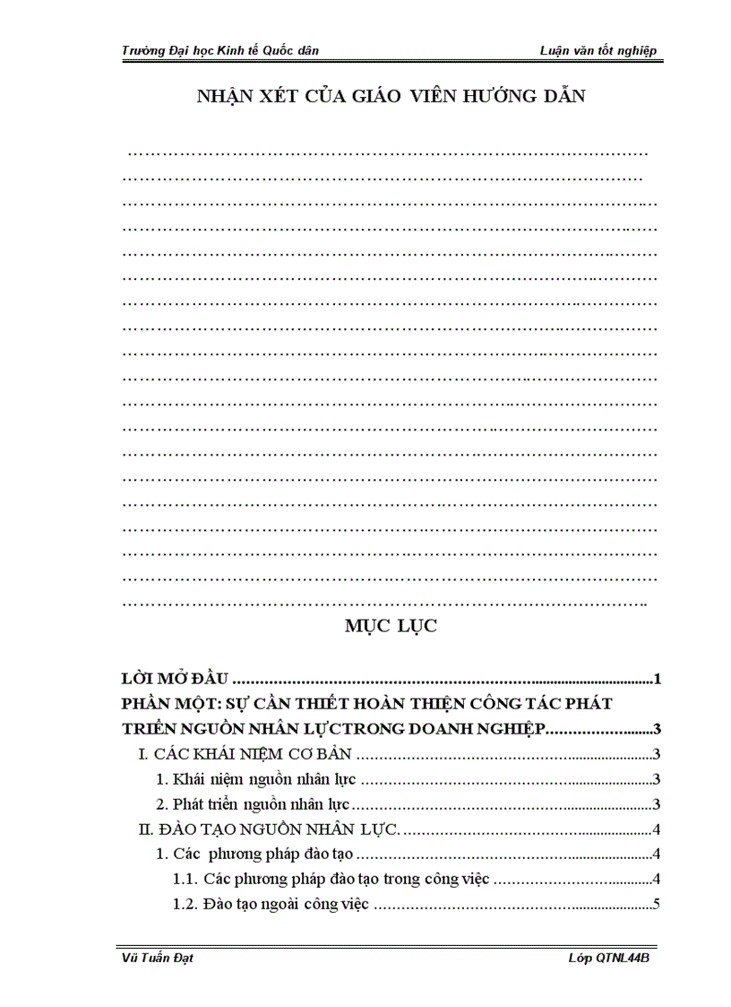 image for page Hoàn thiện công tác Phát triển nguồn nhân lực tại Công ty Đầu tư & Phát triển VNC