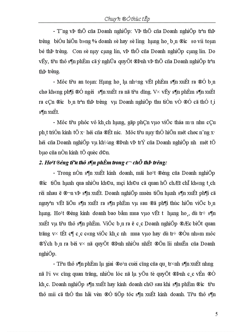 Phương hướng và biện pháp đẩy mạnh hoạt động tiêu thụ sản phẩm tại Nhà máy Vật liệu chịu lửa - Công ty Gang Thép Thái Nguyên