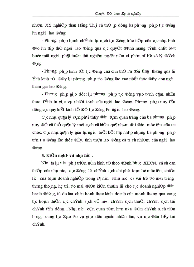 image for page Hoàn thiện công tác quản lý nguồn nhân lực tại Xí nghiệp than Hồng Thái