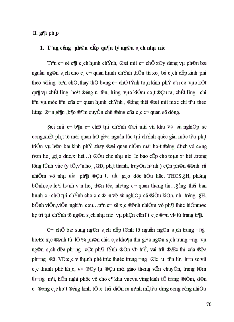 image for page Phân cấp trong quản lý Ngân sách Nhà nước