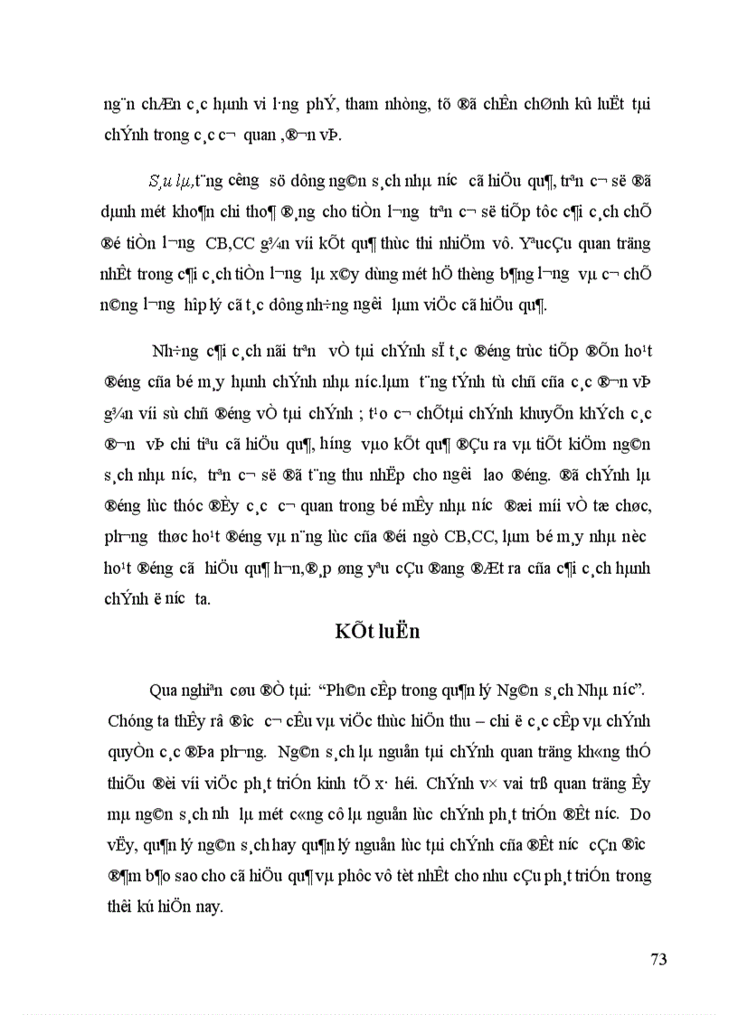 image for page Phân cấp trong quản lý Ngân sách Nhà nước