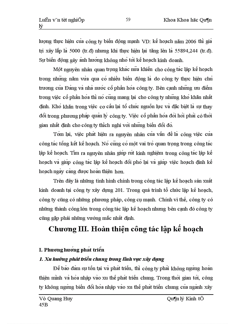 image for page Hoàn thiện công tác lập kế hoạch tại công ty xây dựng 2011
