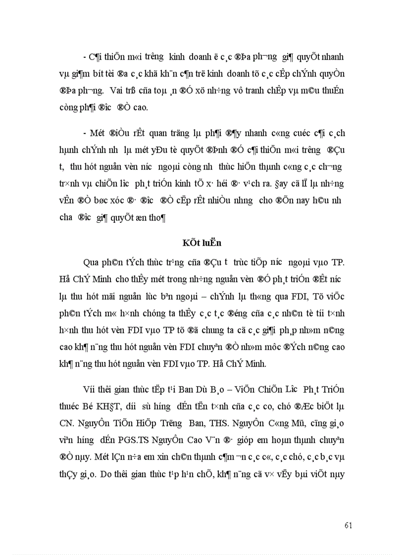 image for page Các giải pháp nhằm nâng cao khả năng thu hút vốn FDI vào TP Hồ Chí Minh