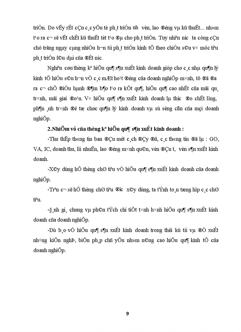 image for page Sử dụng phương pháp thống kê trong việc đánh giá hiệu quả sản xuất kinh doanh của doanh nghiệp