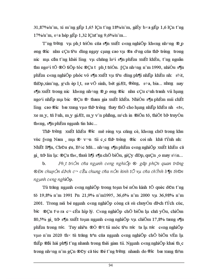 image for page Vận dụng một số phương pháp thống kê để phân tích kết quả sản xuất kinh doanh ngành công nghiệp Việt Nam thời kỳ 1998-2001