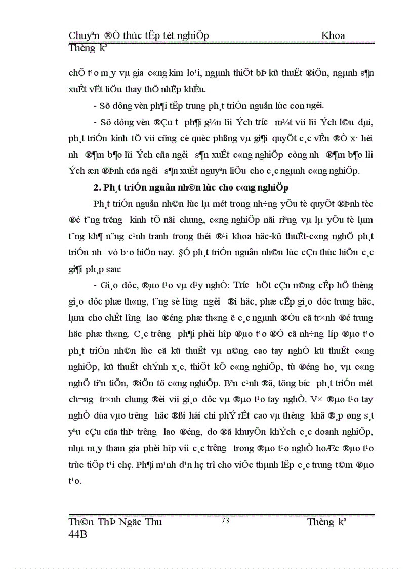 image for page Vận dụng một số phương pháp thống kê để phân tích gía trị sản xuất công nghiệp trên địa bàn tỉnh Tuyên Quang giai đoạn 1996-2005 và dự báo đến năm 2008