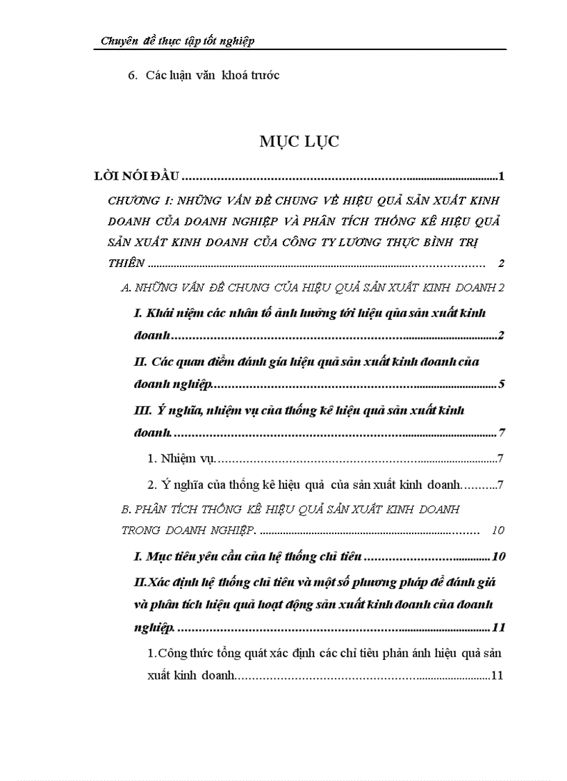 image for page Vận dụng một số phương pháp thống kê để phân tích hiệu quả sản xuất kinh doanh của Công ty Lương thực Bình Trị Thiên thời kỳ 2001-2005