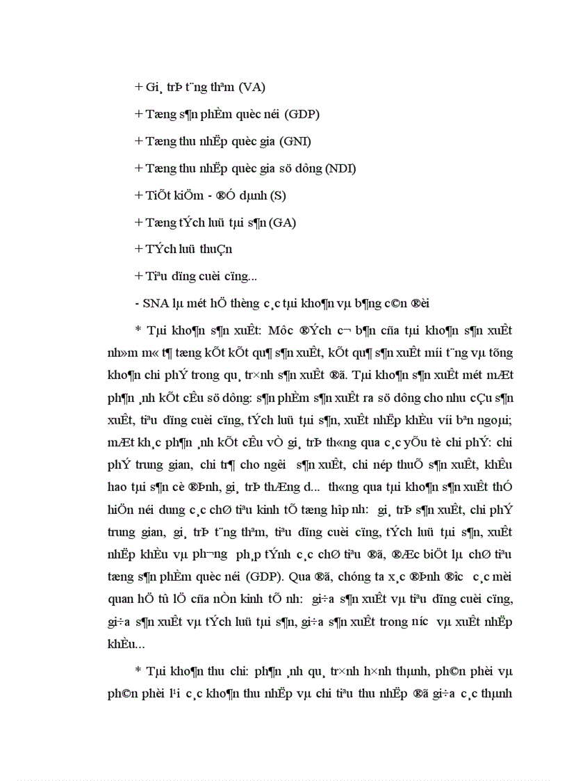 image for page Vận dụng xác định và phân tích giá trị sản xuất và giá trị tăng thêm ngành công nghiệp chế biến Việt Nam thời kỳ 1991-2000