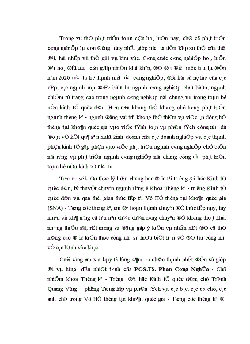 image for page Vận dụng xác định và phân tích giá trị sản xuất và giá trị tăng thêm ngành công nghiệp chế biến Việt Nam thời kỳ 1991-2000