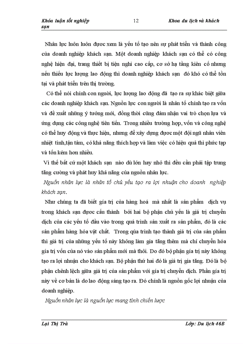 image for page Thực trạng công tác quản trị nguồn nhân lực tại nhà khách tổng liên đoàn lao động Việt Nam và một số giải pháp hoàn thiện